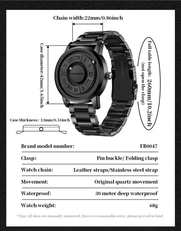 FOXBOX Magnetic Watch
